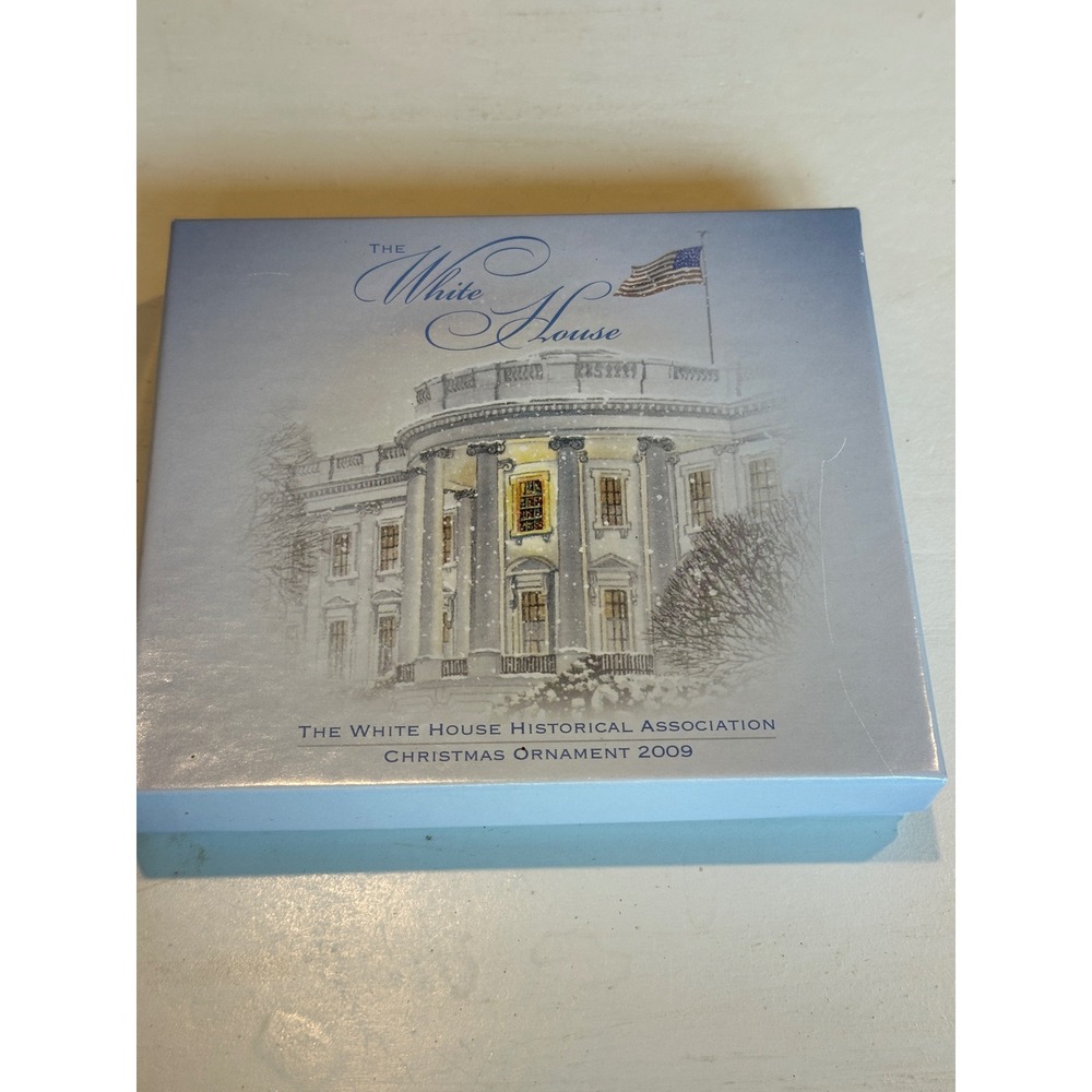 White House Historical Association 2009 Christmas Ornament Grover Cleveland